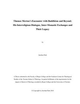 "Spiritual Growth and Healing Through Monastic Experience: A South Korean Benedictine Exploration of the Monastery Stay Experience." (Park, Jaechan Anselmo: 2013)