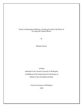 "Poems in Interreligious Dialogue: Searching for God in the Poetry of Ku Sang and Thomas Merton." (Scaccia, Michael: 2020)