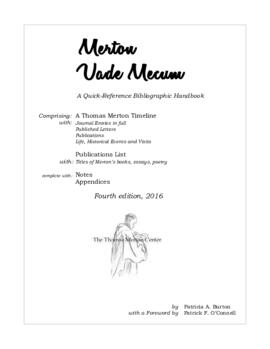 Merton Vade Mecum (4th edition, 2016), by Patricia A. Burton with a foreword by Patrick F. O'Connell