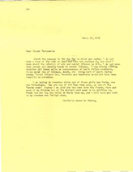 1964-09-16, TL[c] Bernadette from Merton, 'About the passage in the New Man to which you refer:  I do not have a copy of'