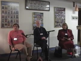 Interview with Thomasine "Tommie" O'Callaghan with panelists Rev. Marilyn Hendricks; Fr. Francis Cusack, C.P.; and Michael Brennan (Part 3 of 3)